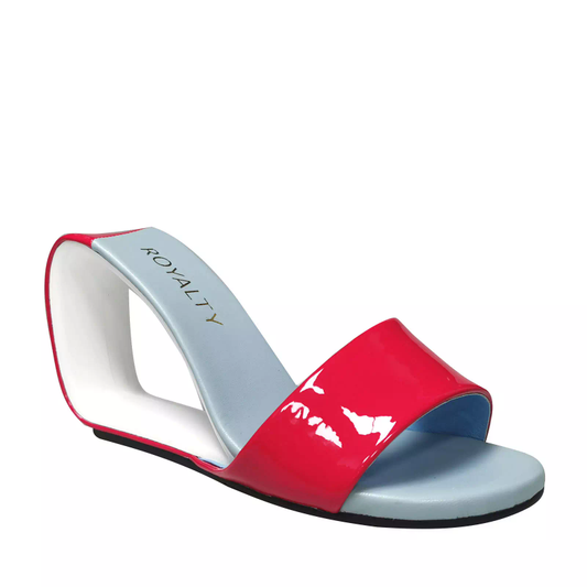 Royalty Eve Unusual Heels - Red