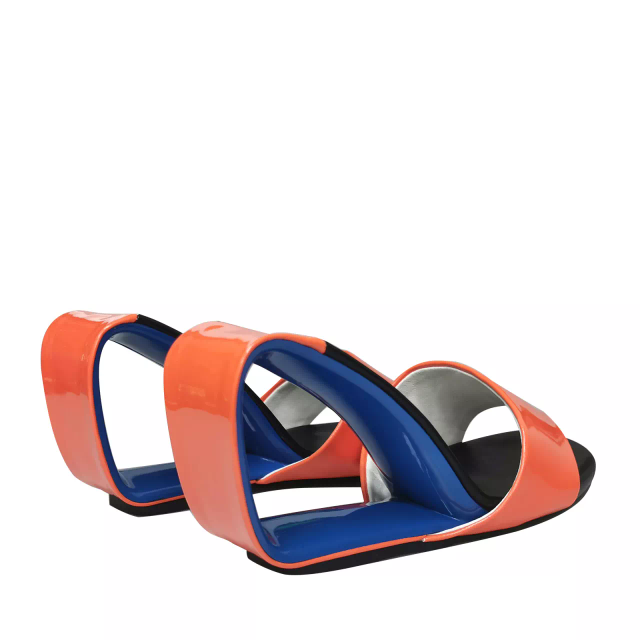 Royalty Eve Unusual Heels - Orange