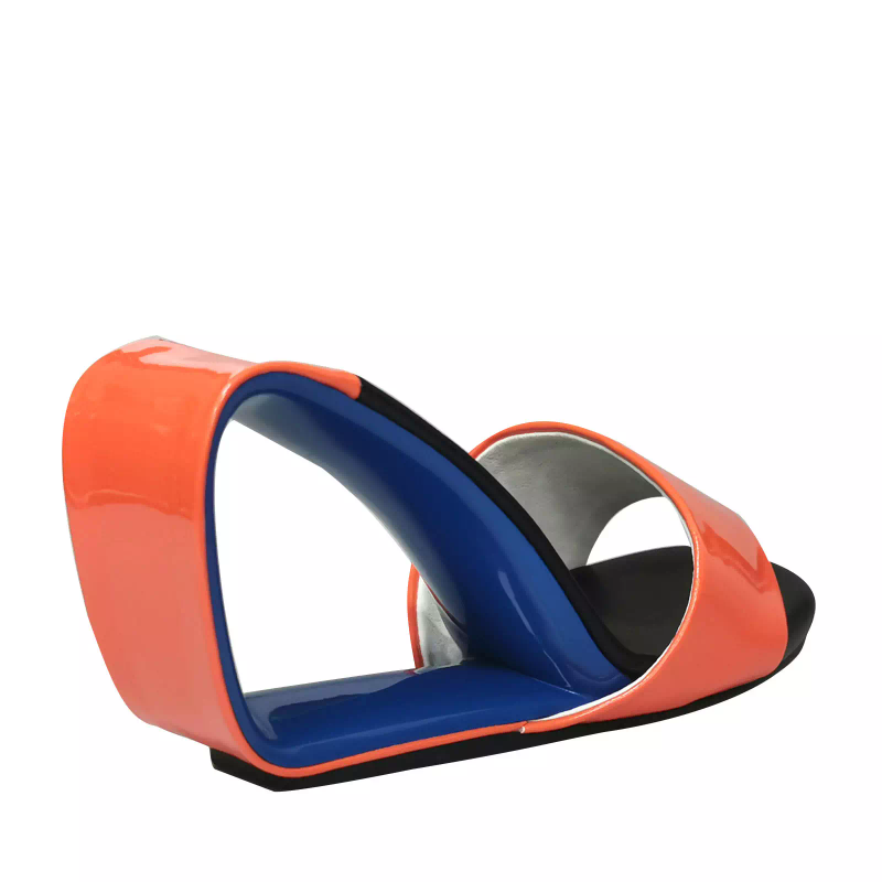 Royalty Eve Unusual Heels - Orange