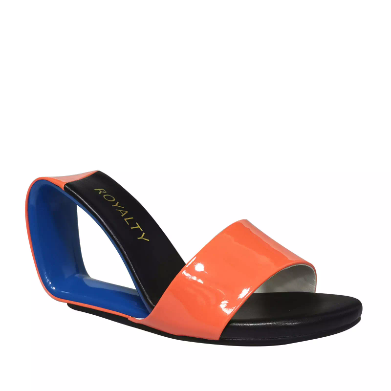 Royalty Eve Unusual Heels - Orange