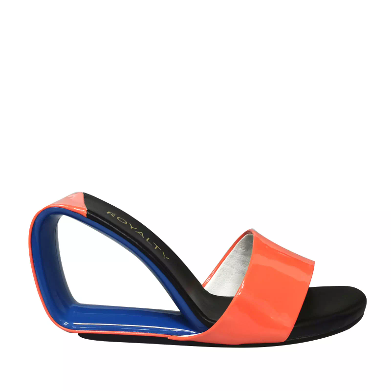 Royalty Eve Unusual Heels - Orange