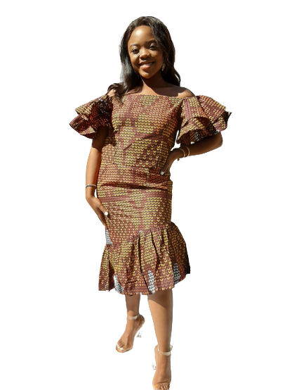 Lumka Crop Top & Skirt