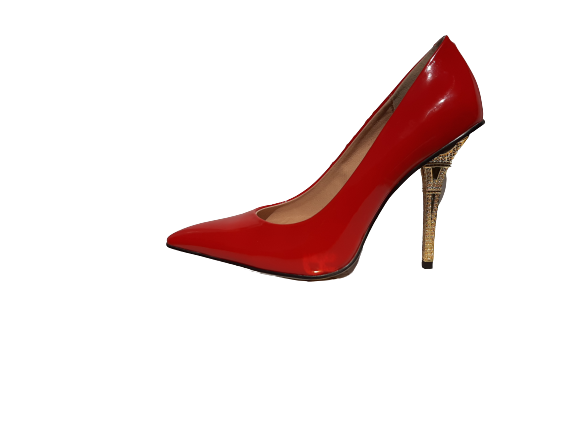 Eiffel Tower Heel - Pumps - Red