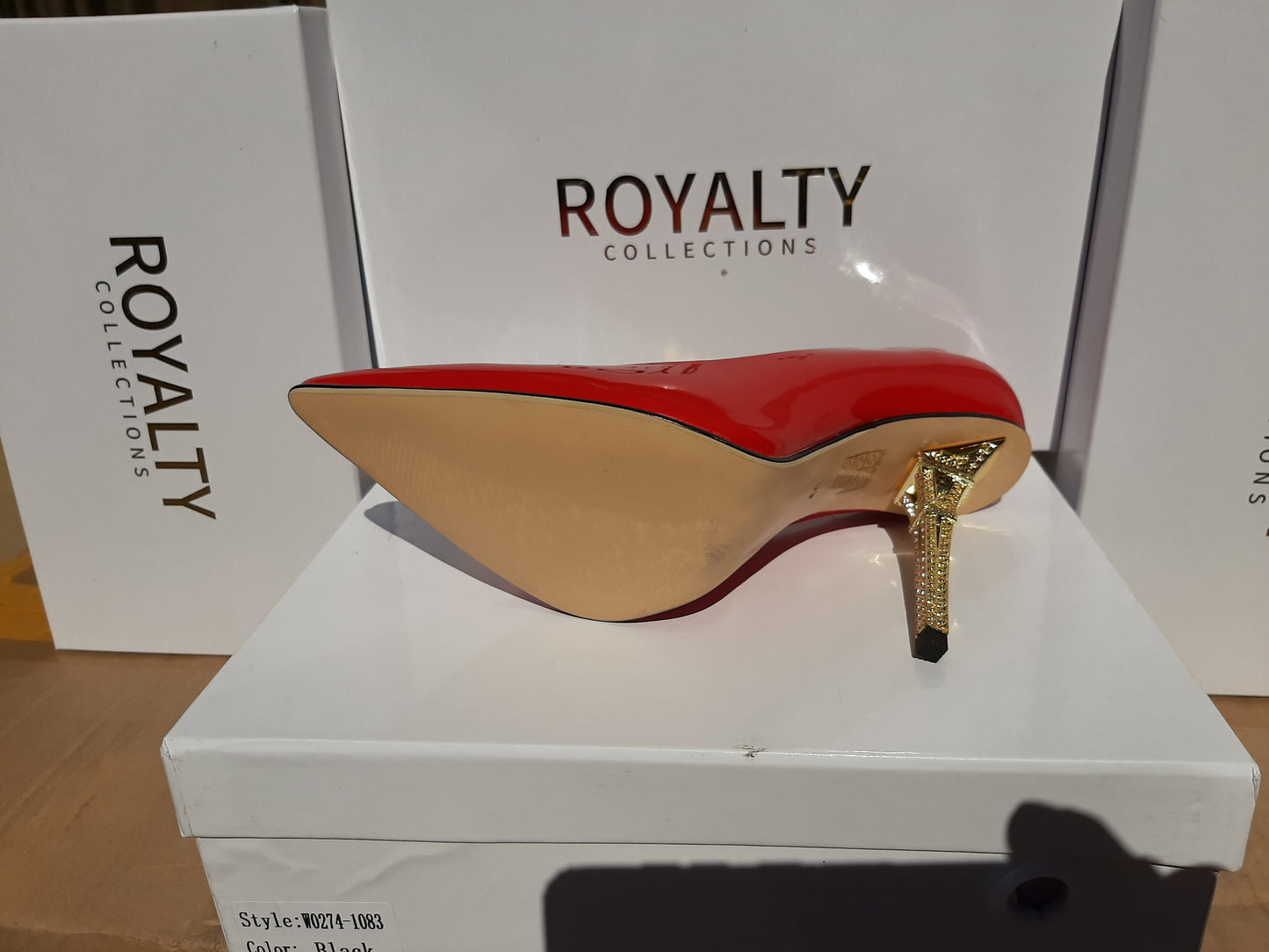 Eiffel Tower Heel - Pumps - Red