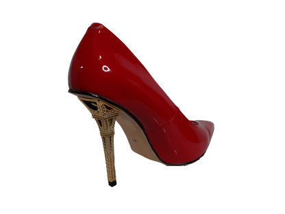Eiffel Tower Heel - Pumps - Red