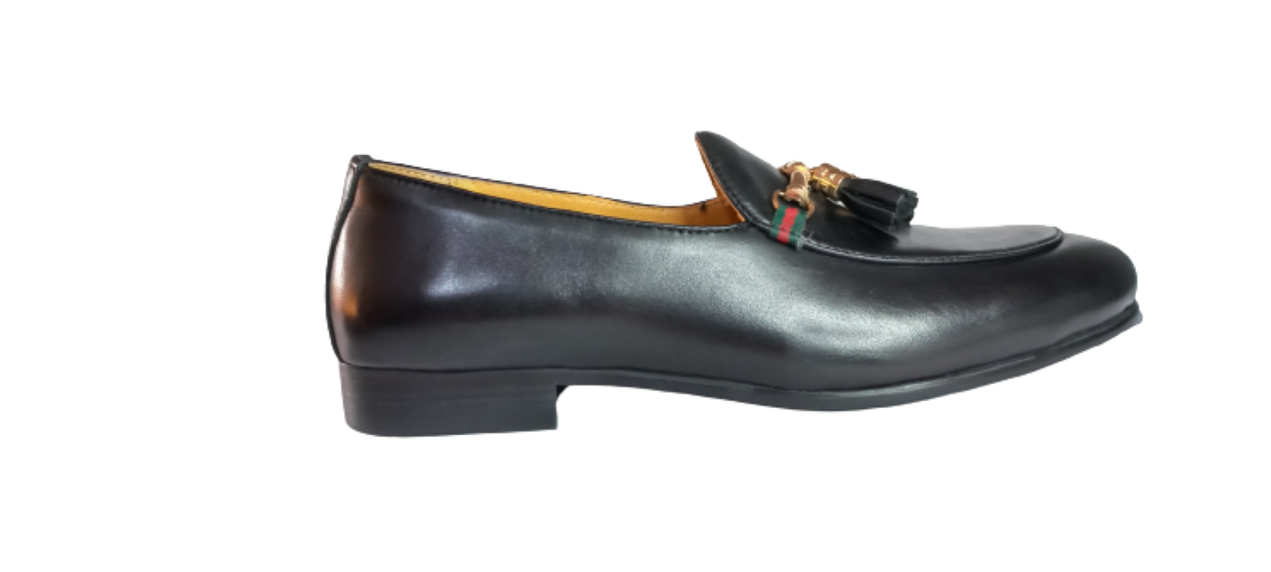 Goldberg Tassels Men's Shoes - Black