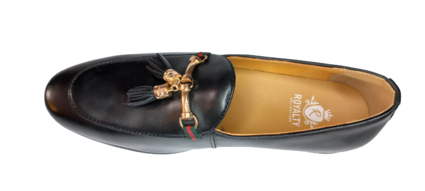 Goldberg Tassels Men's Shoes - Black