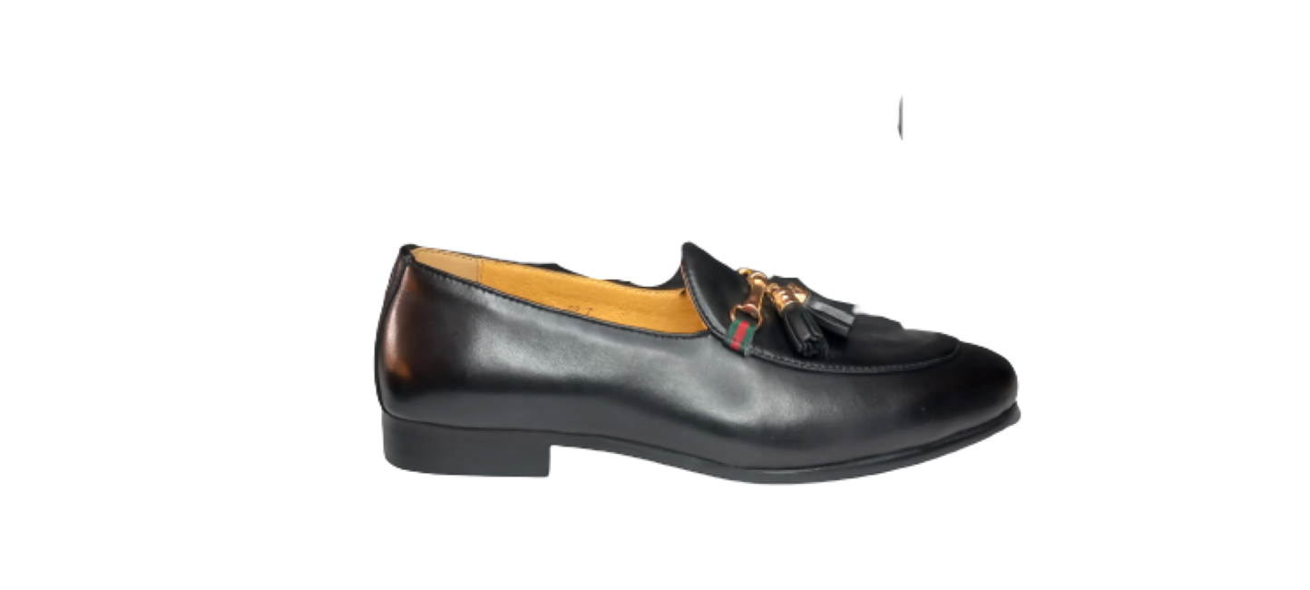 Goldberg Tassels Men's Shoes - Black