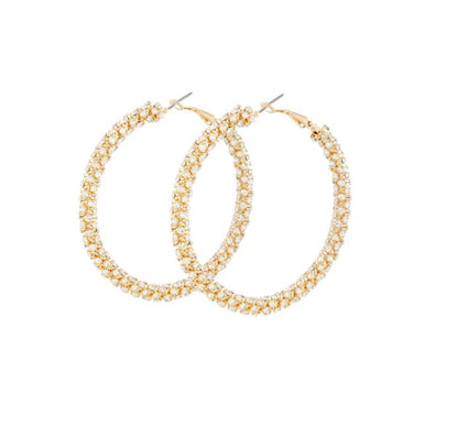 Cubex Diamante Hoop Earrings (Set of 3)