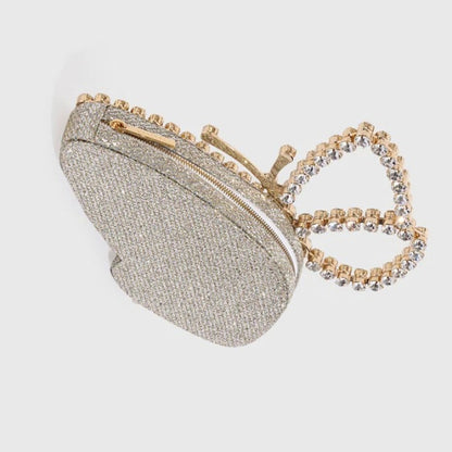 Diamond Butterfly Evening Bag