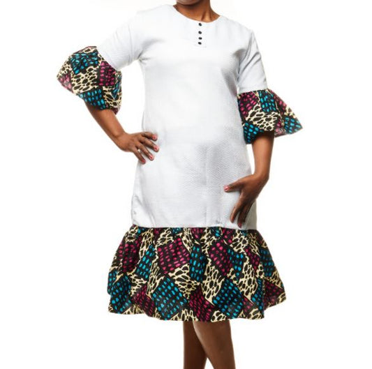 Diaz Multi-Prints Dress