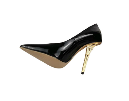 Eiffel Tower Heel - Pumps - Black