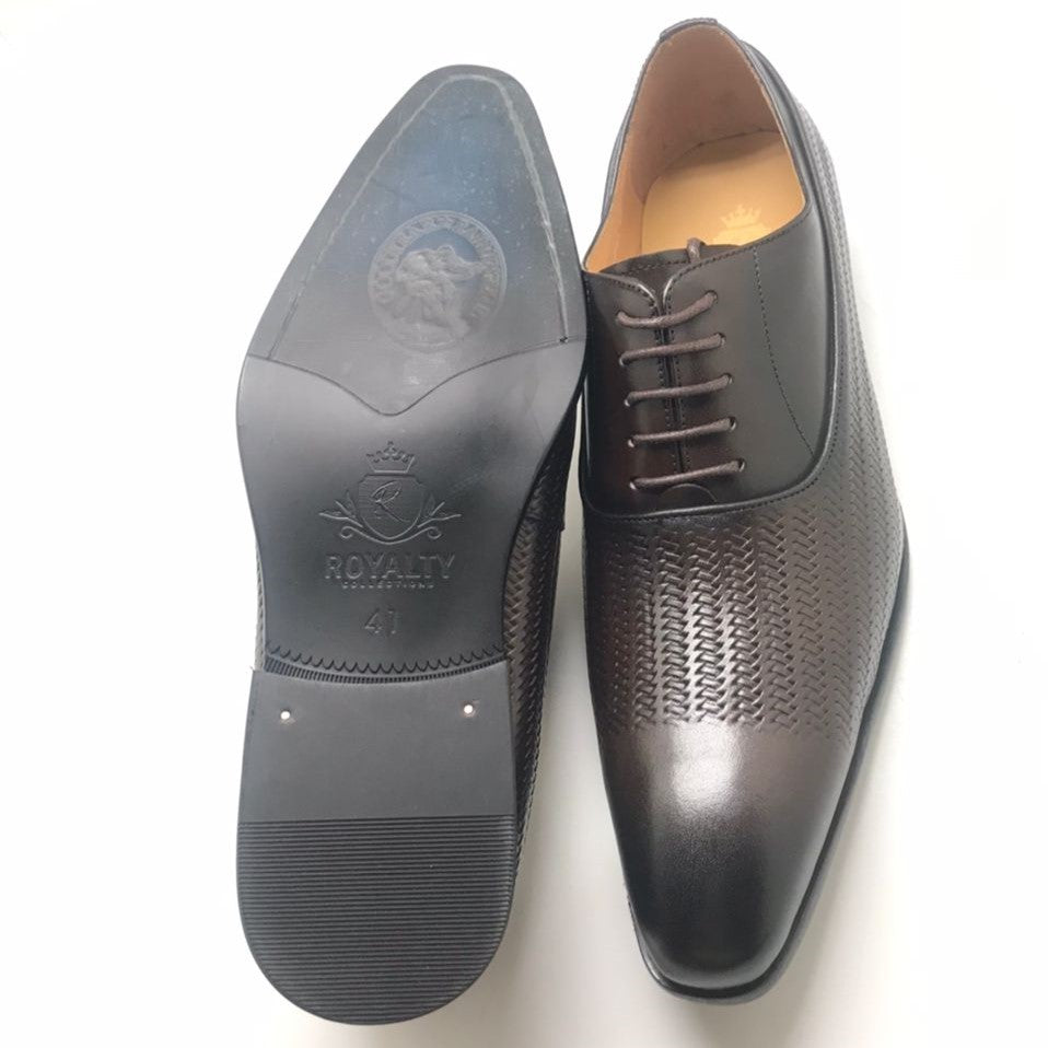 Ikey Men's Formal Shoes - Coffee