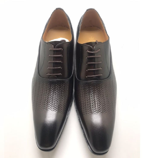 Ikey Men's Formal Shoes - Coffee