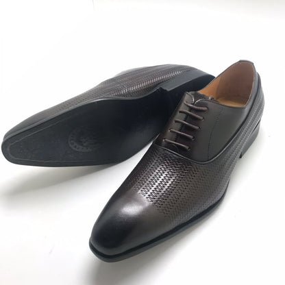 Ikey Men's Formal Shoes - Coffee