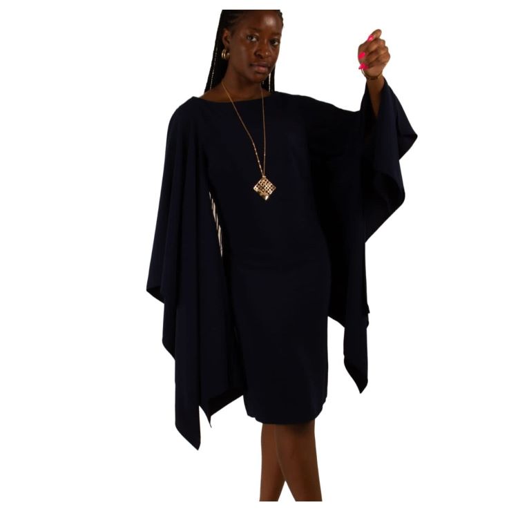 Tess Bell sleeves Dress - Black
