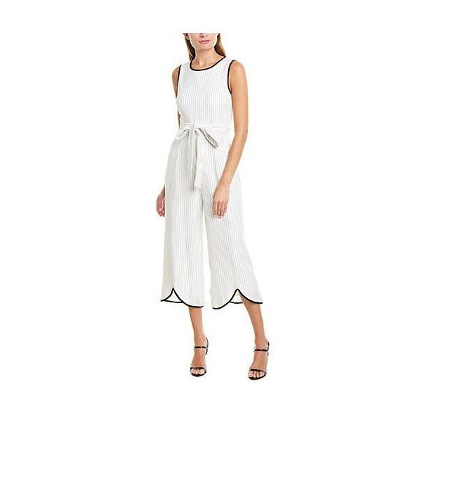 Jessica Howard Ivory & Black Jumpsuit