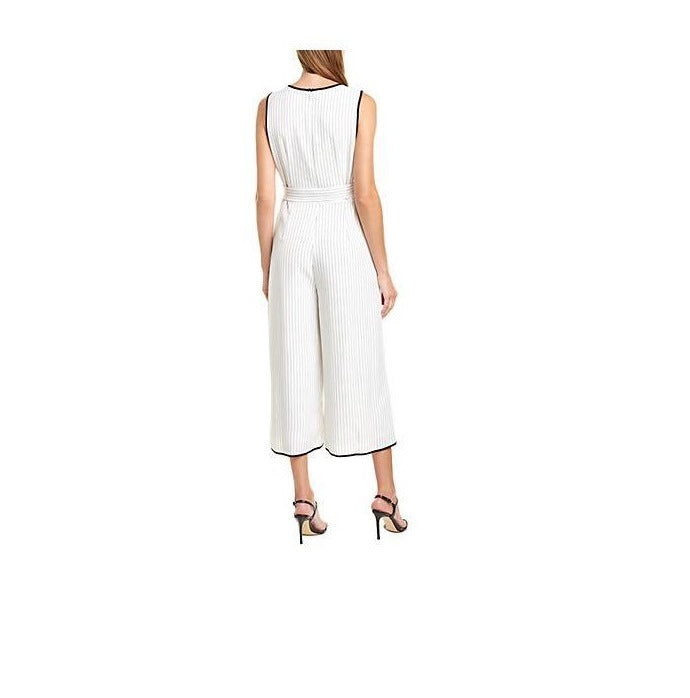 Jessica Howard Ivory & Black Jumpsuit