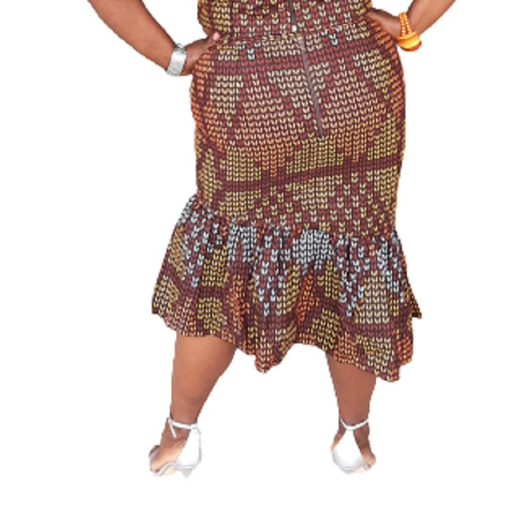 Lumka Crop Top & Skirt