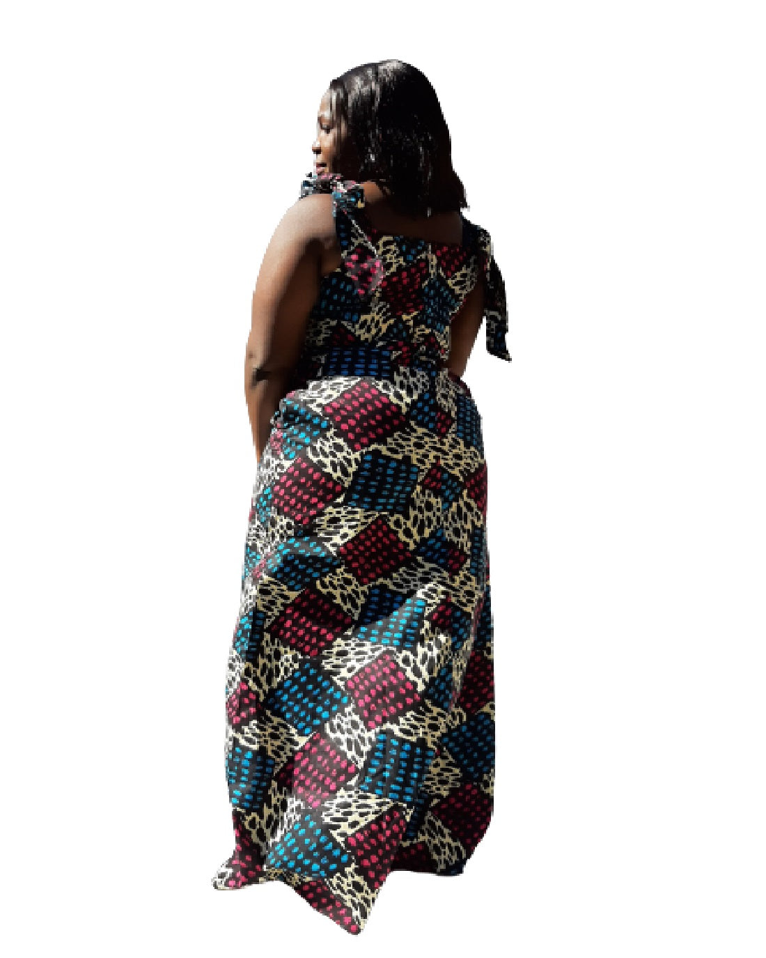 Lungi African Print Ankara Maxi  Dress