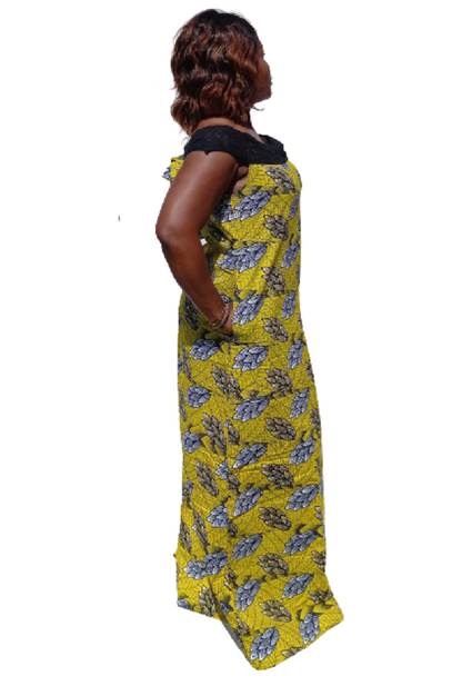 Ladies Multicolour Nene Off The Shoulder Maxi Dress