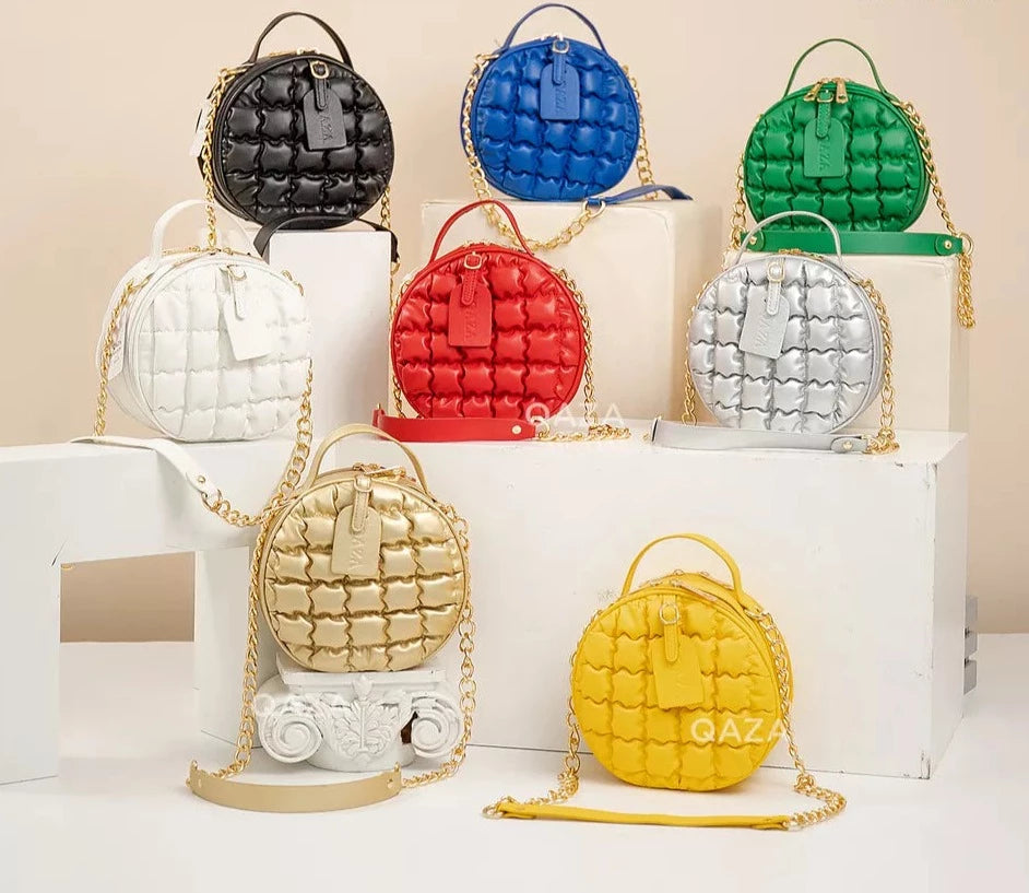 Toktok Small Round Bag Portable Crossbody Bag Wild Shoulder Bag