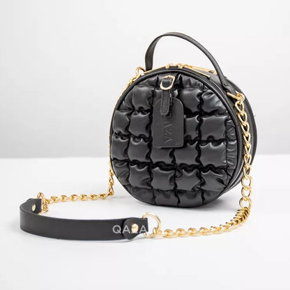 Toktok Small Round Bag Portable Crossbody Bag Wild Shoulder Bag