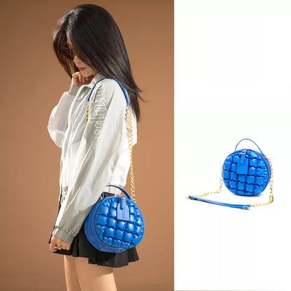 Toktok Small Round Bag Portable Crossbody Bag Wild Shoulder Bag