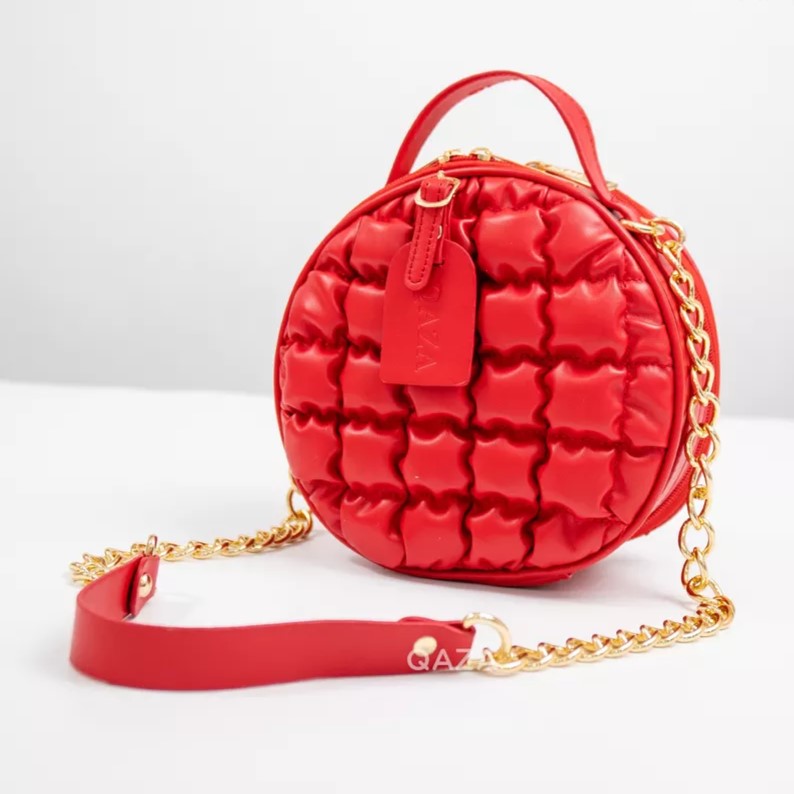 Toktok Small Round Bag Portable Crossbody Bag Wild Shoulder Bag