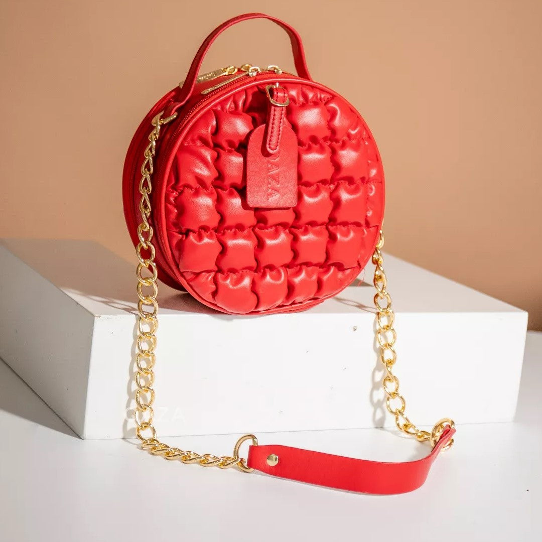 Toktok Small Round Bag Portable Crossbody Bag Wild Shoulder Bag
